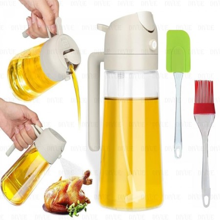 2in1 Pour Oil Sprayer Kitchen Oils Spray Bottle