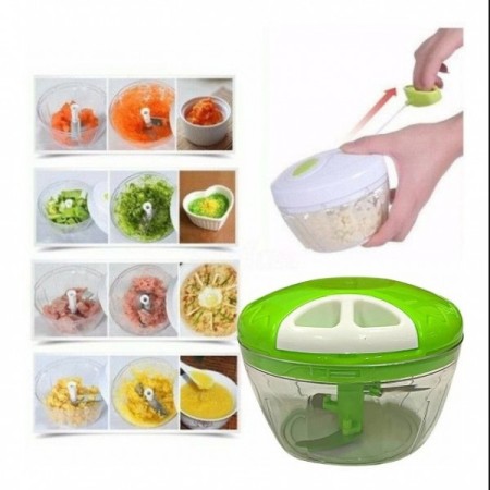 Manual Food Chopper Hand Pull Mincer Blender Mixer Food Processor
