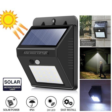 Solar Charging LED Sensor Light