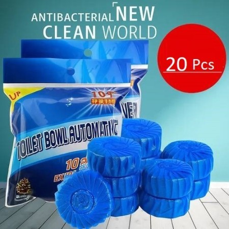 ২ প্যকেট (২০ পিস) Automatic Toilet Bowl Cleaner Tablets